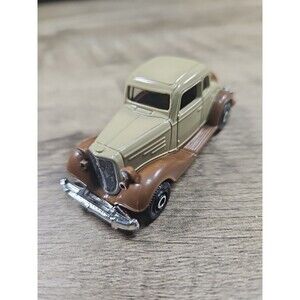 Matchbox Chevy Master Coupe Tan & Brown  Diecast 1/64 Mattel Loose Toy Car